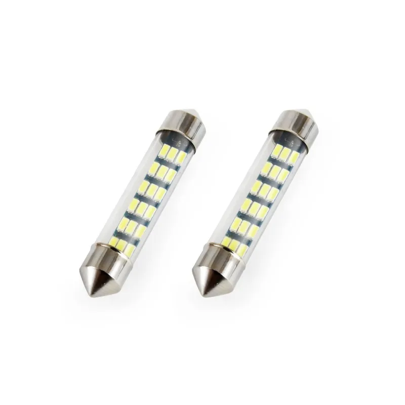 Żarówki LED C5W 41mm 12V - Białe, 2 sztuki