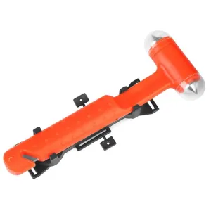 Młotek bezpieczeństwa z nożykiem do pasów i wieszakiem