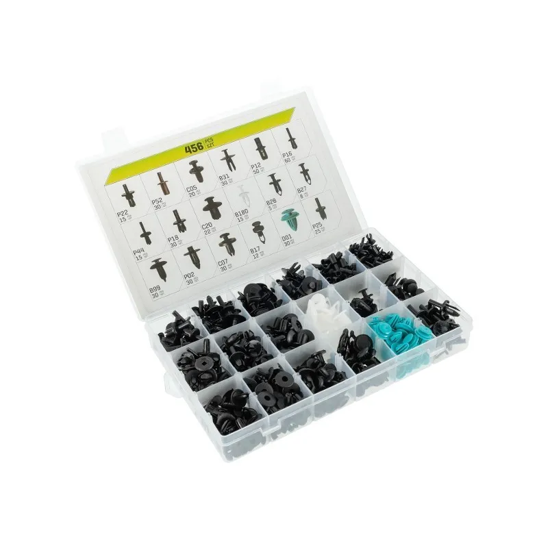 Spinki do tapicerki samochodowej - Zestaw 456 szt.