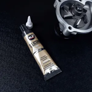 Silikon wysokotemperaturowy do 350°C, 85g - Czarny
