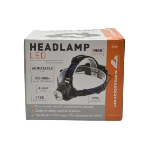 Latarka czołowa T6 LED ładowana - mocna i trwała