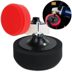 Gąbki polerskie 125mm M14 3szt. Zestaw do polerowania