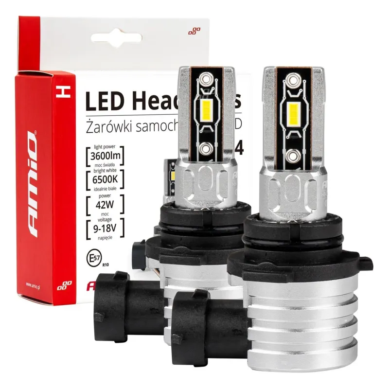 Żarówki LED HB4 9006 6500K Canbus Seria H-mini