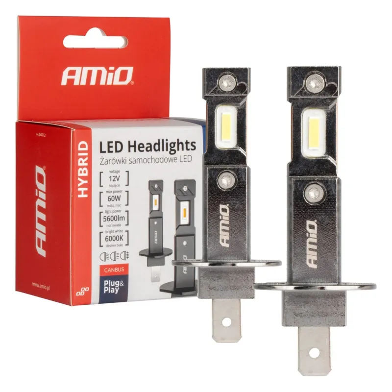 Żarówki LED H1 6000K 60W Canbus - HYBRID