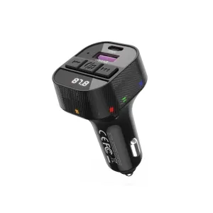 Transmiter FM Bluetooth MP3 Ładowarka Samochodowa 30W