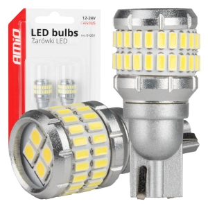 Żarówka LED T15 W16W CANBUS 48SMD+4SMD Biała 12V 24V