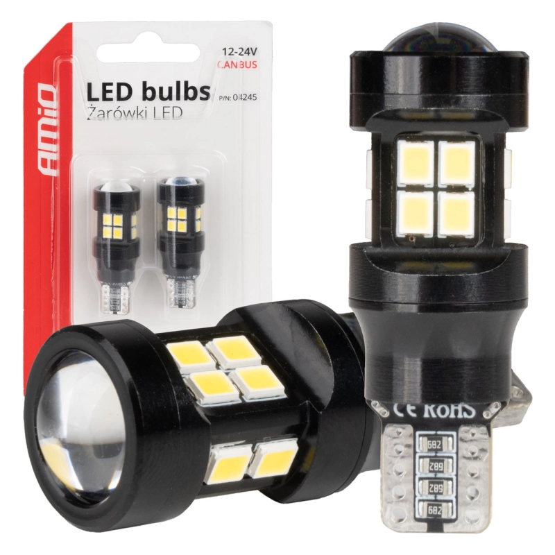 Żarówka LED T15 W16W CANBUS Biała 15SMD 2835 12V/24V