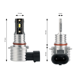 Żarówki LED AMiO H-Series HB3/HIR1/H10 – Jasność i Bezpieczeństwo