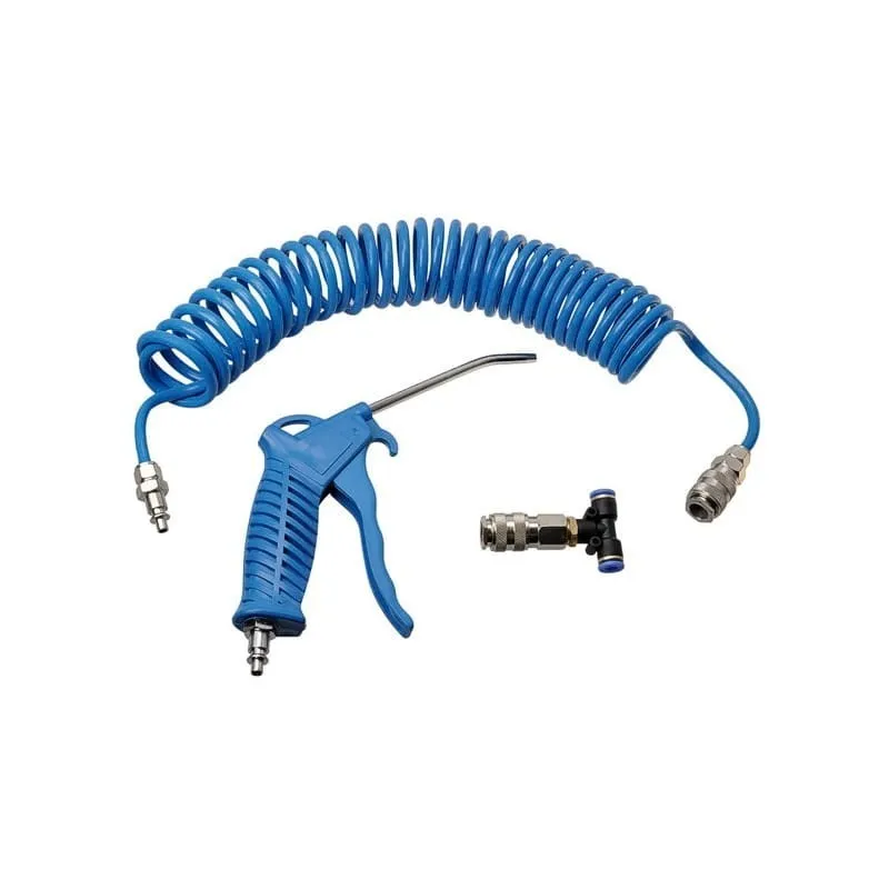 Pistolet do przedmuchiwania z wężem i szybkozłączkami