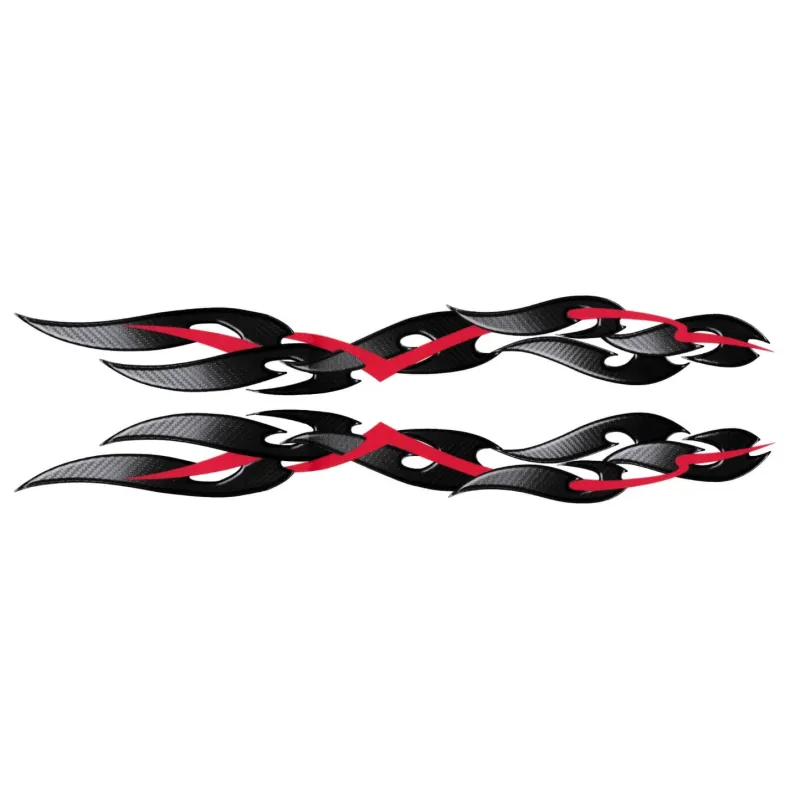 Naklejki Pasy Carbon na samochód 4cm x 35cm - 2 szt.