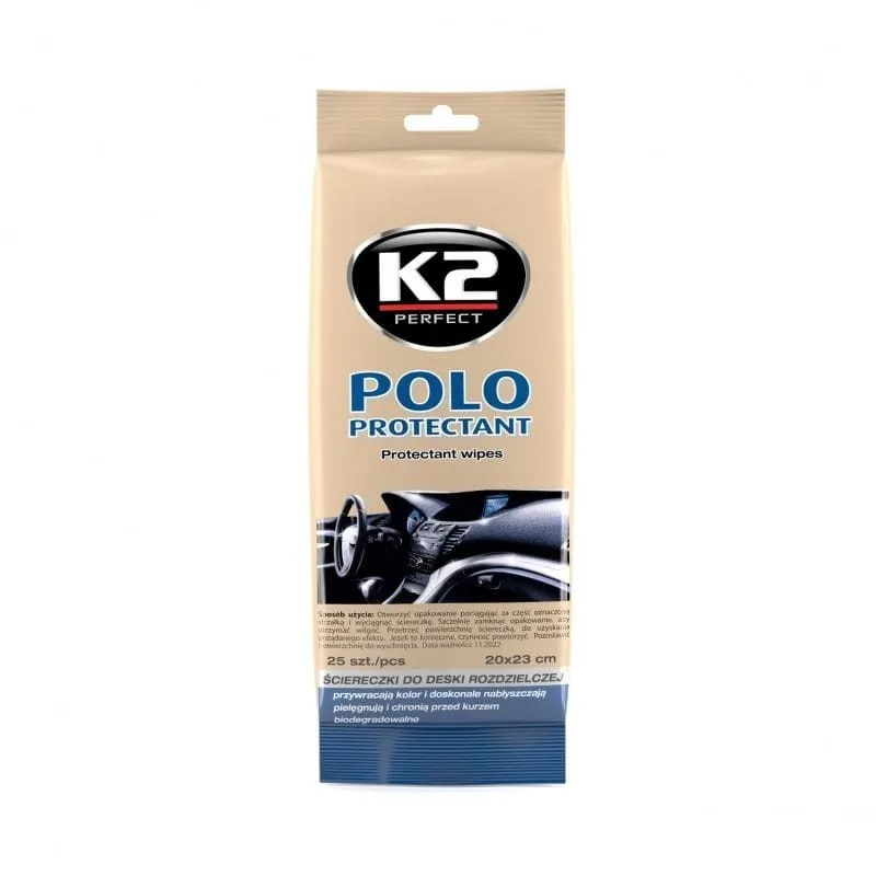 Chusteczki do kokpitu K2 Polo Protectant - 24 szt.