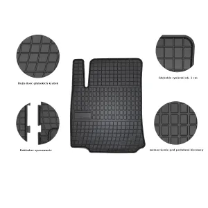 Dywaniki gumowe do Opel Astra H