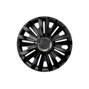 Kołpaki samochodowe 15 cali Royal RC Black - 4 szt.