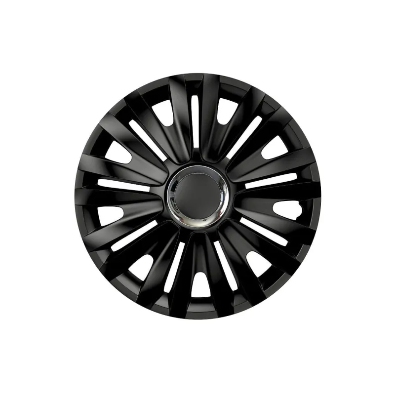 Kołpaki samochodowe 16 cali Royal RC Black - 4 sztuki