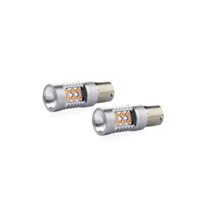 Żarówka LED P21W Canbus 12V/24V Pomarańczowa 24 SMD