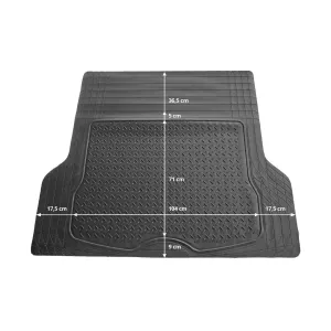 Mata do bagażnika uniwersalna gumowa 139x112cm