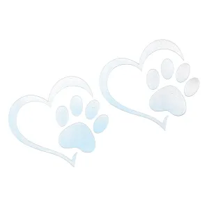 Naklejka Łapki na Samochód - 2 sztuki