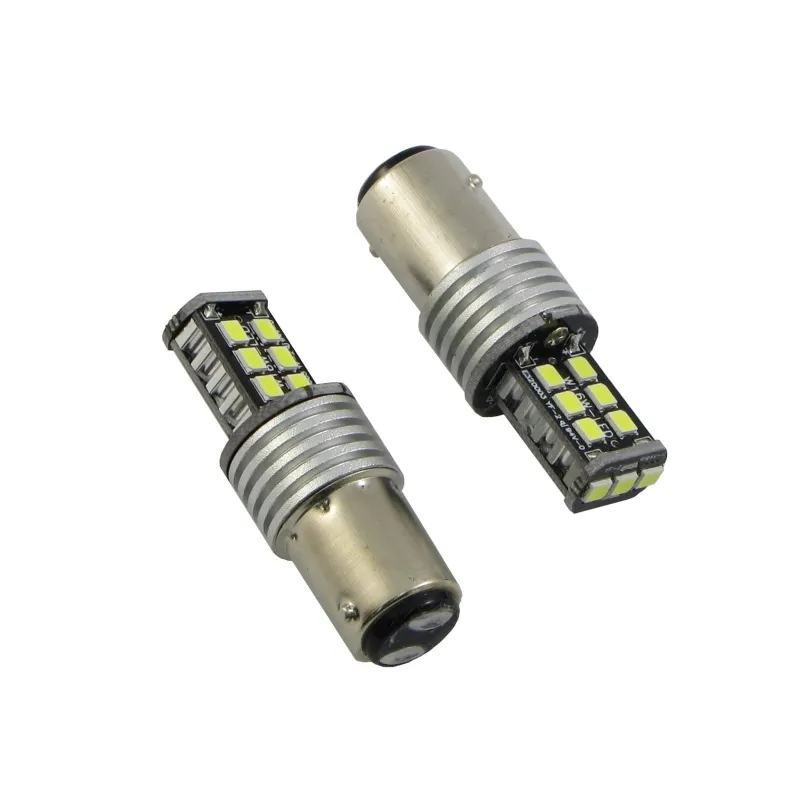 Żarówki LED P21/5W Canbus 12-24V 15 SMD - 2 sztuki