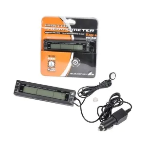 Termometr Zegar Woltomierz 12/24V - Alarm Przeciw Zamarzaniu