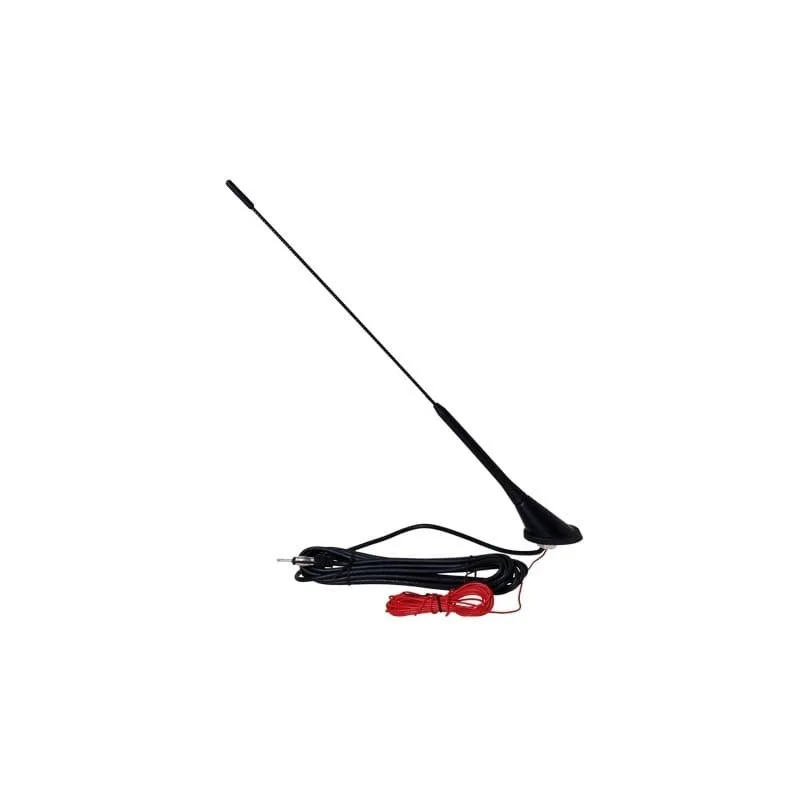 Antena samochodowa ze wzmacniaczem 41cm, kabel 2m