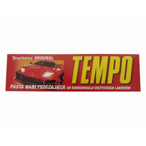 Pasta nabłyszczająca do lakieru Tempo - Wosk, Połysk, Ochrona